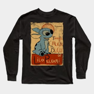 Tournee De L'Alien Bleu Long Sleeve T-Shirt